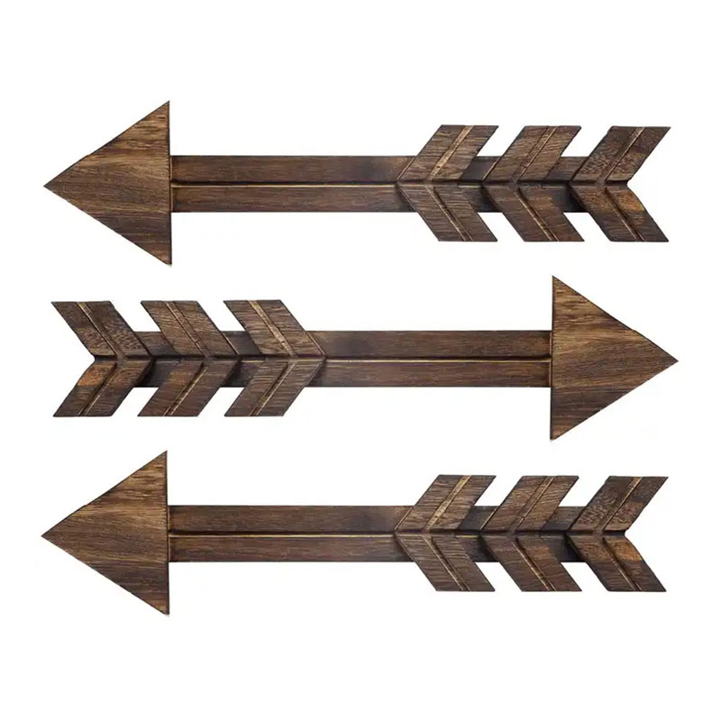 wood arrow