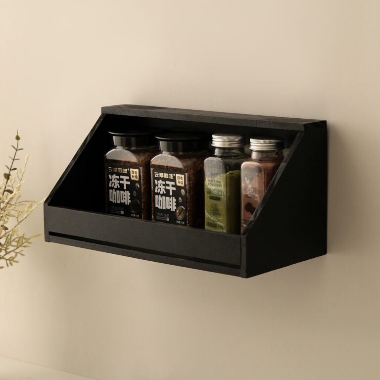Wooden Key Rack with Storage Box (5)