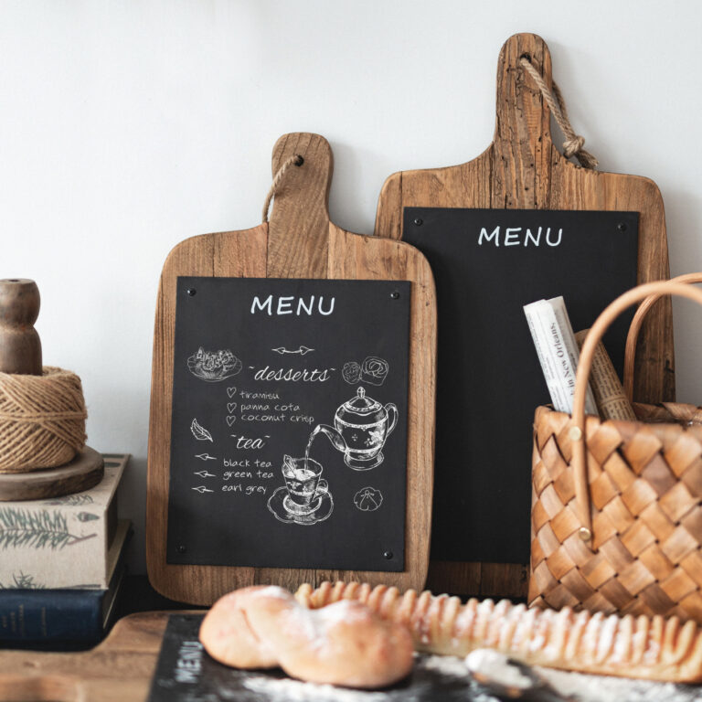 Wood Framed Blackboard (3)