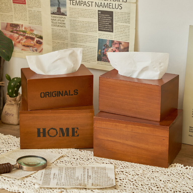 Wooden Tissue Box (2)