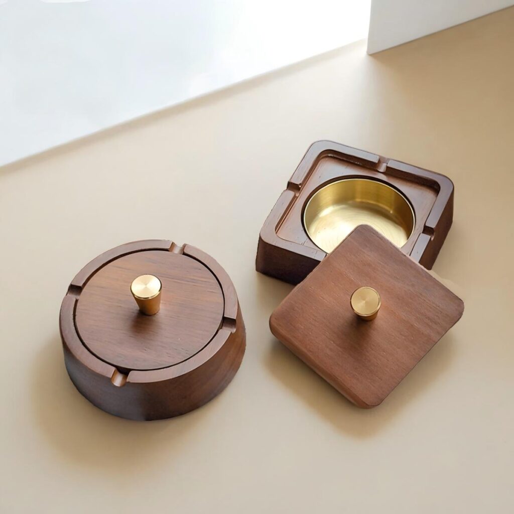 Wooden ashtray 4